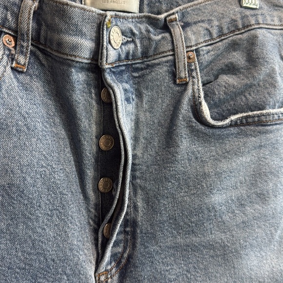 Agolde Light Wash Denim Jeans - Picture 4 of 5